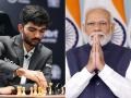 PM Modi Congratulates D Gukesh on Historic World Chess Championship 2024 Win - Hindi News | PM Modi Congratulates D Gukesh on Historic World Chess Championship 2024 Win | Latest other-sports News at Lokmattimes.com