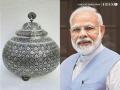 PM Modi Gifts Silofar Panchamrit Kalash to Nigerian President (See Pics) - Hindi News | PM Modi Gifts Silofar Panchamrit Kalash to Nigerian President (See Pics) | Latest international News at Lokmattimes.com