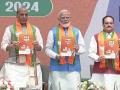 Lok Sabha Elections 2024: BJP Release ‘Modi Ki Guarantee’, offers …. - Hindi News | Lok Sabha Elections 2024: BJP Release ‘Modi Ki Guarantee’, offers …. | Latest national News at Lokmattimes.com