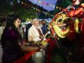 PM Modi Attends Sankranti and Pongal Celebrations at Telangana BJP President G Kishan Reddy's Residence (Watch Video) - Hindi News | PM Modi Attends Sankranti and Pongal Celebrations at Telangana BJP President G Kishan Reddy's Residence (Watch Video) | Latest national News at Lokmattimes.com