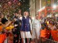 PM Modi Receives Grand Welcome at BJP Headquarters After Historic Victory in Delhi Assembly Election 2025 (Watch Video) - Hindi News | PM Modi Receives Grand Welcome at BJP Headquarters After Historic Victory in Delhi Assembly Election 2025 (Watch Video) | Latest national News at Lokmattimes.com