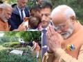 PM Narendra Modi Visits Kolhapur Memorial in Poland; Emphasizes Indian-Pole Friendship and Humanitarianism (Watch Video) - Hindi News | PM Narendra Modi Visits Kolhapur Memorial in Poland; Emphasizes Indian-Pole Friendship and Humanitarianism (Watch Video) | Latest international News at Lokmattimes.com