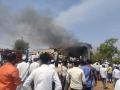 Pune Fire: Massive Blaze Erupts at Event Decoration Godown in Shirur Taluka; No Injuries Reported - Hindi News | Pune Fire: Massive Blaze Erupts at Event Decoration Godown in Shirur Taluka; No Injuries Reported | Latest pune News at Lokmattimes.com