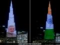 PM Modi visits UAE, Burj Khalifa lights up with Indian tricolour - Hindi News | PM Modi visits UAE, Burj Khalifa lights up with Indian tricolour | Latest international News at Lokmattimes.com