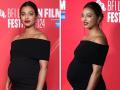 Radhika Apte Announces Pregnancy: Actress Flaunts Her Baby Bump On BFI London Film Festival Red Carpet - Hindi News | Radhika Apte Announces Pregnancy: Actress Flaunts Her Baby Bump On BFI London Film Festival Red Carpet | Latest entertainment News at Lokmattimes.com