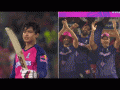 Injured Rahul Dravid Stands Up from Wheelchair to Applaud 14-Year-Old Vaibhav Suryavanshi After Record 35-Ball Century in RR vs GT IPL 2025 Match (VIDEO) - Hindi News | Injured Rahul Dravid Stands Up from Wheelchair to Applaud 14-Year-Old Vaibhav Suryavanshi After Record 35-Ball Century in RR vs GT IPL 2025 Match (VIDEO) | Latest cricket News at Lokmattimes.com