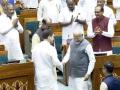 Om Birla Elected as Speaker of 18th Lok Sabha Through Voice Vote; PM Modi and Rahul Gandhi Accompany BJP MP to Chair (Watch Video) - Hindi News | Om Birla Elected as Speaker of 18th Lok Sabha Through Voice Vote; PM Modi and Rahul Gandhi Accompany BJP MP to Chair (Watch Video) | Latest national News at Lokmattimes.com