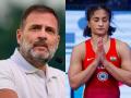 'Country Stands with You': Rahul Gandhi Backs Wrestler Vinesh Phogat After Disqualification - Hindi News | 'Country Stands with You': Rahul Gandhi Backs Wrestler Vinesh Phogat After Disqualification | Latest other-sports News at Lokmattimes.com