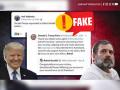 Fact Check: Did Donald Trump Really Call Rahul Gandhi a 'Soros Agent'? The Truth Behind the Viral Tweet - Hindi News | Fact Check: Did Donald Trump Really Call Rahul Gandhi a 'Soros Agent'? The Truth Behind the Viral Tweet | Latest fact-check News at Lokmattimes.com