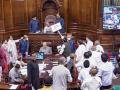 Monsoon Session: 19 Oppn Rajya Sabha MPs suspended over misconduct - Hindi News | Monsoon Session: 19 Oppn Rajya Sabha MPs suspended over misconduct | Latest national News at Lokmattimes.com