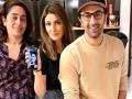 Ranbir Kapoor enjoys pre-rakhi dinner with sister and cousins - Hindi News | Ranbir Kapoor enjoys pre-rakhi dinner with sister and cousins | Latest entertainment News at Lokmattimes.com