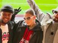 Ranveer Singh meets American model Bella Hadid at the Premier League Football in London, UK - Hindi News | Ranveer Singh meets American model Bella Hadid at the Premier League Football in London, UK | Latest entertainment News at Lokmattimes.com