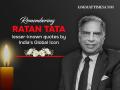 Ratan Tata's Motivational Quotes: Wisdom from a Respected Business Leader - Hindi News | Ratan Tata's Motivational Quotes: Wisdom from a Respected Business Leader | Latest lifestyle News at Lokmattimes.com