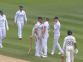 ENG vs IND 3rd Test: Ravindra Jadeja, Brydon Carse Involved in Heated Exchange After Mid-Pitch Collision on Day 5 at Lord’s (VIDEO) - Hindi News | ENG vs IND 3rd Test: Ravindra Jadeja, Brydon Carse Involved in Heated Exchange After Mid-Pitch Collision on Day 5 at Lord’s (VIDEO) | Latest cricket News at Lokmattimes.com