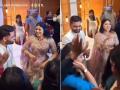 Rinku Singh Blushes as Fiancée Priya Saroj Steals the Spotlight in the Viral Engagement Video - Hindi News | Rinku Singh Blushes as Fiancée Priya Saroj Steals the Spotlight in the Viral Engagement Video | Latest cricket News at Lokmattimes.com