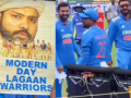 Rohit Sharma, Virat Kohli Burst Into Laughter After Seeing 'Lagaan' Poster Featuring Themselves During IND vs SL 1st ODI Match (Watch Video) - Hindi News | Rohit Sharma, Virat Kohli Burst Into Laughter After Seeing 'Lagaan' Poster Featuring Themselves During IND vs SL 1st ODI Match (Watch Video) | Latest cricket News at Lokmattimes.com