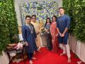 Sachin Tendulkar With Wife and Son Arjun Visit MNS Chief Raj Thackeray's Residence for Ganpati Darshan - Hindi News | Sachin Tendulkar With Wife and Son Arjun Visit MNS Chief Raj Thackeray's Residence for Ganpati Darshan | Latest mumbai News at Lokmattimes.com
