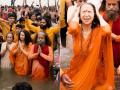Who Is Sadhvi Bhagawati Saraswati? Woman From Los Angeles Living in India Since 30 Years Reaches Mahakumbh - Hindi News | Who Is Sadhvi Bhagawati Saraswati? Woman From Los Angeles Living in India Since 30 Years Reaches Mahakumbh | Latest national News at Lokmattimes.com