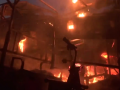 Sambhal: Massive Fire Erupts at Hayat Nagar Police Station in Uttar Pradesh, Several Vehicles Gutted (Watch Video) - Hindi News | Sambhal: Massive Fire Erupts at Hayat Nagar Police Station in Uttar Pradesh, Several Vehicles Gutted (Watch Video) | Latest national News at Lokmattimes.com