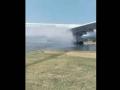 Saudi Airlines Plane Catches Fire While Landing at Peshawar Airport in Pakistan; Watch Videos - Hindi News | Saudi Airlines Plane Catches Fire While Landing at Peshawar Airport in Pakistan; Watch Videos | Latest international News at Lokmattimes.com
