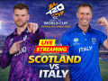 SCO vs ITA LIVE Cricket Streaming: When and Where To Watch Scotland vs Italy T20 World Cup 2026 Match in India - Hindi News | SCO vs ITA LIVE Cricket Streaming: When and Where To Watch Scotland vs Italy T20 World Cup 2026 Match in India | Latest cricket News at Lokmattimes.com