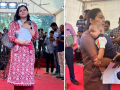 Budget session 2023: After Ahire, BJP MLA Namita Mundada joins session with her 2-month-old baby - Hindi News | Budget session 2023: After Ahire, BJP MLA Namita Mundada joins session with her 2-month-old baby | Latest maharashtra News at Lokmattimes.com