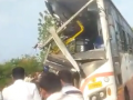 Watch: Six killed, several injured in bus-truck collision on Nagpur - Chhatrapati Sambhajinagar road - Hindi News | Watch: Six killed, several injured in bus-truck collision on Nagpur - Chhatrapati Sambhajinagar road | Latest maharashtra News at Lokmattimes.com
