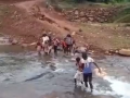 Watch: Children wade through river to reach school in Pune's Ghisar village - Hindi News | Watch: Children wade through river to reach school in Pune's Ghisar village | Latest maharashtra News at Lokmattimes.com