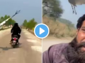 Watch: UP man found an unlikely friend in a bird which he rescued, follows him like shadow - Hindi News | Watch: UP man found an unlikely friend in a bird which he rescued, follows him like shadow | Latest social-viral News at Lokmattimes.com