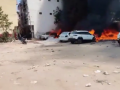 Haryana: Fire Breaks Out in Parked Vehicles in Gurugram's Sector 12 (Watch Video) - Hindi News | Haryana: Fire Breaks Out in Parked Vehicles in Gurugram's Sector 12 (Watch Video) | Latest national News at Lokmattimes.com