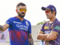 IPL 2024: Virat Kohli and Gautam Gambhir Share Friendly Chat Ahead of KKR vs RCB clash (Watch Video) - Hindi News | IPL 2024: Virat Kohli and Gautam Gambhir Share Friendly Chat Ahead of KKR vs RCB clash (Watch Video) | Latest cricket News at Lokmattimes.com