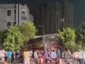 Noida Bus Crash: One Dead, One Injured After Bus Breaches Housing Society Wall (Watch Video) - Hindi News | Noida Bus Crash: One Dead, One Injured After Bus Breaches Housing Society Wall (Watch Video) | Latest national News at Lokmattimes.com