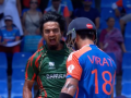 “You Messed with the Wrong Man”: Fans React After Tanzim Hasan Sakib Gives Aggressive Send-Off to Virat Kohli in IND vs BAN T20 World Cup 2024 Match - Hindi News | “You Messed with the Wrong Man”: Fans React After Tanzim Hasan Sakib Gives Aggressive Send-Off to Virat Kohli in IND vs BAN T20 World Cup 2024 Match | Latest social-viral News at Lokmattimes.com