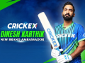 Crickex Welcomes Dinesh Karthik As A New Brand Ambassador - Hindi News | Crickex Welcomes Dinesh Karthik As A New Brand Ambassador | Latest cricket News at Lokmattimes.com