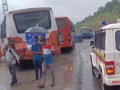 Kashedi Ghat Accident: Two MSRTC Buses En Route to Konkan for Ganeshotsav 2024 Collide (Watch Video) - Hindi News | Kashedi Ghat Accident: Two MSRTC Buses En Route to Konkan for Ganeshotsav 2024 Collide (Watch Video) | Latest maharashtra News at Lokmattimes.com