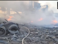 Major Fire Breaks Out at Tyre Factory in Baghpat, Uttar Pradesh - Hindi News | Major Fire Breaks Out at Tyre Factory in Baghpat, Uttar Pradesh | Latest national News at Lokmattimes.com