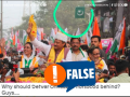 Fact Check: No Pakistani Flag Raised at NCP Leader Nawab Malik's Roadshow In Mumbai - Hindi News | Fact Check: No Pakistani Flag Raised at NCP Leader Nawab Malik's Roadshow In Mumbai | Latest fact-check News at Lokmattimes.com