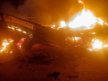 Rajasthan-Gujarat Bus Fire: Blaze Engulfs Moving Bus Near Nenava, Over 15 Passengers Injured - Hindi News | Rajasthan-Gujarat Bus Fire: Blaze Engulfs Moving Bus Near Nenava, Over 15 Passengers Injured | Latest national News at Lokmattimes.com