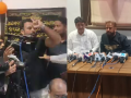 Mumbai: Scuffle Breaks Out at AIMIM Press Conference Over Leadership Change (Watch Video) - Hindi News | Mumbai: Scuffle Breaks Out at AIMIM Press Conference Over Leadership Change (Watch Video) | Latest mumbai News at Lokmattimes.com