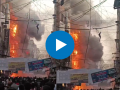 Delhi Fire: Massive Blaze Erupts at Restaurant in Shaheen Bagh, Visuals Surface - Hindi News | Delhi Fire: Massive Blaze Erupts at Restaurant in Shaheen Bagh, Visuals Surface | Latest national News at Lokmattimes.com