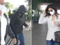 Raj Kundra flies out of Mumbai hides his face from paparazzi at airport - Hindi News | Raj Kundra flies out of Mumbai hides his face from paparazzi at airport | Latest entertainment News at Lokmattimes.com