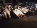 Sirohi Accident: Six Killed, One Seriously Injured as Car Crashes Into Tractor-Trailer in Rajasthan (Watch Video) - Hindi News | Sirohi Accident: Six Killed, One Seriously Injured as Car Crashes Into Tractor-Trailer in Rajasthan (Watch Video) | Latest national News at Lokmattimes.com