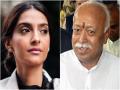 Mohan Bhagwat's comment on divorce angers Sonam Kapoor - Hindi News | Mohan Bhagwat's comment on divorce angers Sonam Kapoor | Latest entertainment News at Lokmattimes.com