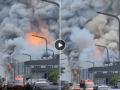 South Korea Fire: 21 Killed as Massive Blaze Engulfs Three-Story Lithium Battery Manufacturing Plant in Hwaseong (Watch Video) - Hindi News | South Korea Fire: 21 Killed as Massive Blaze Engulfs Three-Story Lithium Battery Manufacturing Plant in Hwaseong (Watch Video) | Latest international News at Lokmattimes.com