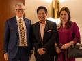 Sachin Tendulkar Meets Bill Gates in Mumbai - Hindi News | Sachin Tendulkar Meets Bill Gates in Mumbai | Latest cricket News at Lokmattimes.com