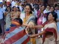 Savitribai Phule Jayanti 2025: Supriya Sule and Sushma Andhare Perform Traditional 'Phugadi' Dance in Pune - Hindi News | Savitribai Phule Jayanti 2025: Supriya Sule and Sushma Andhare Perform Traditional 'Phugadi' Dance in Pune | Latest national News at Lokmattimes.com