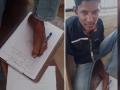 Nashik: Suraj Shabbir Mujawar, Student Without Hands, Aims for Academic Excellence (Watch Video) - Hindi News | Nashik: Suraj Shabbir Mujawar, Student Without Hands, Aims for Academic Excellence (Watch Video) | Latest nashik News at Lokmattimes.com