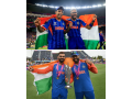 Suryakumar Yadav, Hardik Pandya Recreate Virat Kohli–Rohit Sharma’s Iconic Photo With Tricolour After India’s T20 World Cup 2026 Win (VIDEO) - Hindi News | Suryakumar Yadav, Hardik Pandya Recreate Virat Kohli–Rohit Sharma’s Iconic Photo With Tricolour After India’s T20 World Cup 2026 Win (VIDEO) | Latest cricket News at Lokmattimes.com