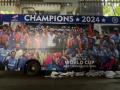 Team India's Victory Parade: Bus Adorned with T20 World Cup Champions' Images Ready to Roll Down Mumbai Streets (Watch Video) - Hindi News | Team India's Victory Parade: Bus Adorned with T20 World Cup Champions' Images Ready to Roll Down Mumbai Streets (Watch Video) | Latest cricket News at Lokmattimes.com