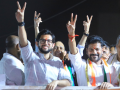 Maharashtra Election 2024: Aaditya Thackeray, Telangana CM Revanth Reddy Visit Tirupati Balaji Temple, Hold Roadshow in Worli (Watch Video) - Hindi News | Maharashtra Election 2024: Aaditya Thackeray, Telangana CM Revanth Reddy Visit Tirupati Balaji Temple, Hold Roadshow in Worli (Watch Video) | Latest mumbai News at Lokmattimes.com